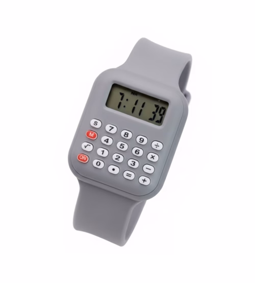 Reloj-Calculadora-gris