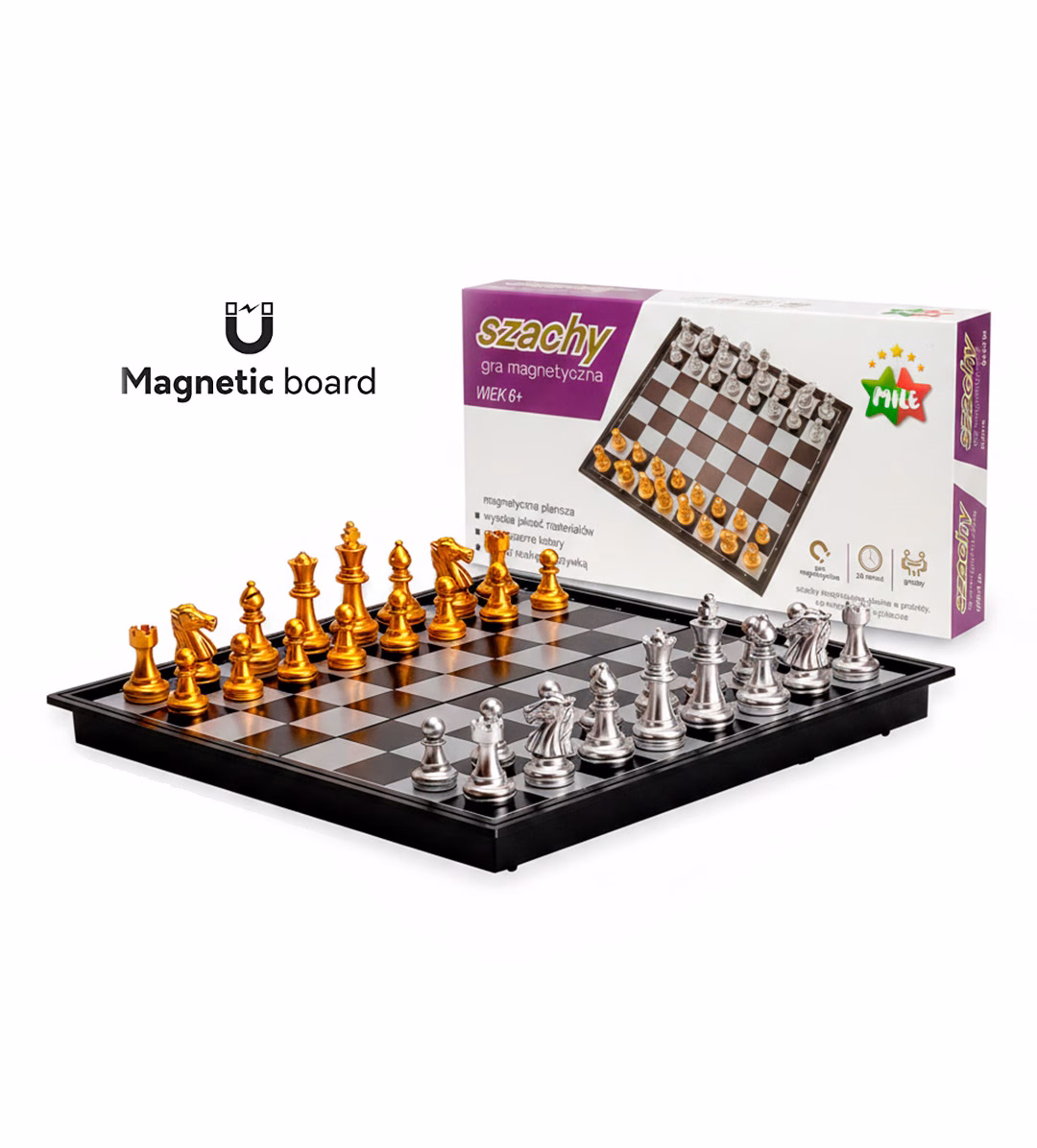 caja y tablero Juego-de-Ajedrez---Juego-de-Mesa-Magnético-Tablero-Plegable-y-Portátil6