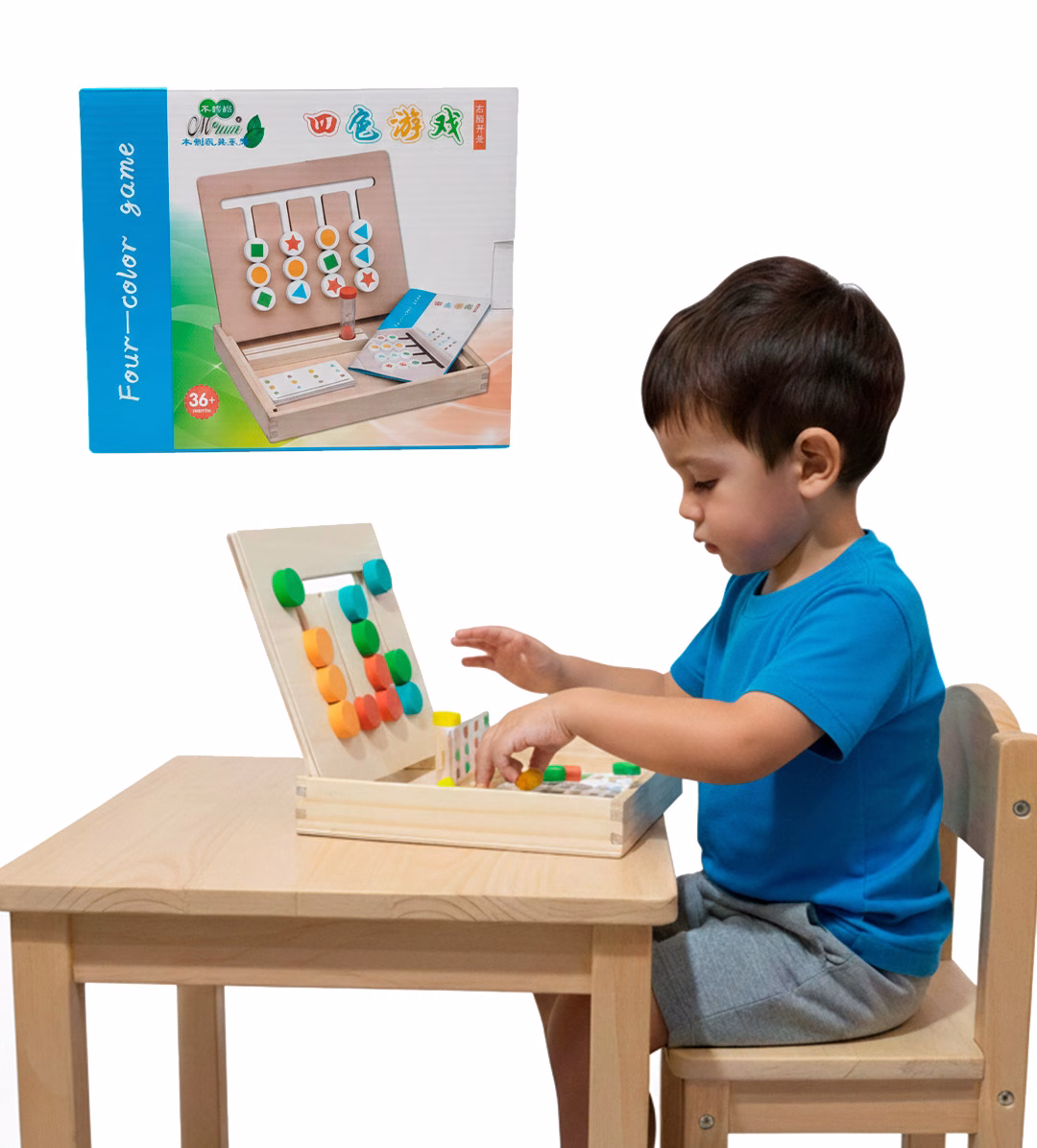 niño jugando Juego-de-Colores-–-Four-Color-Game