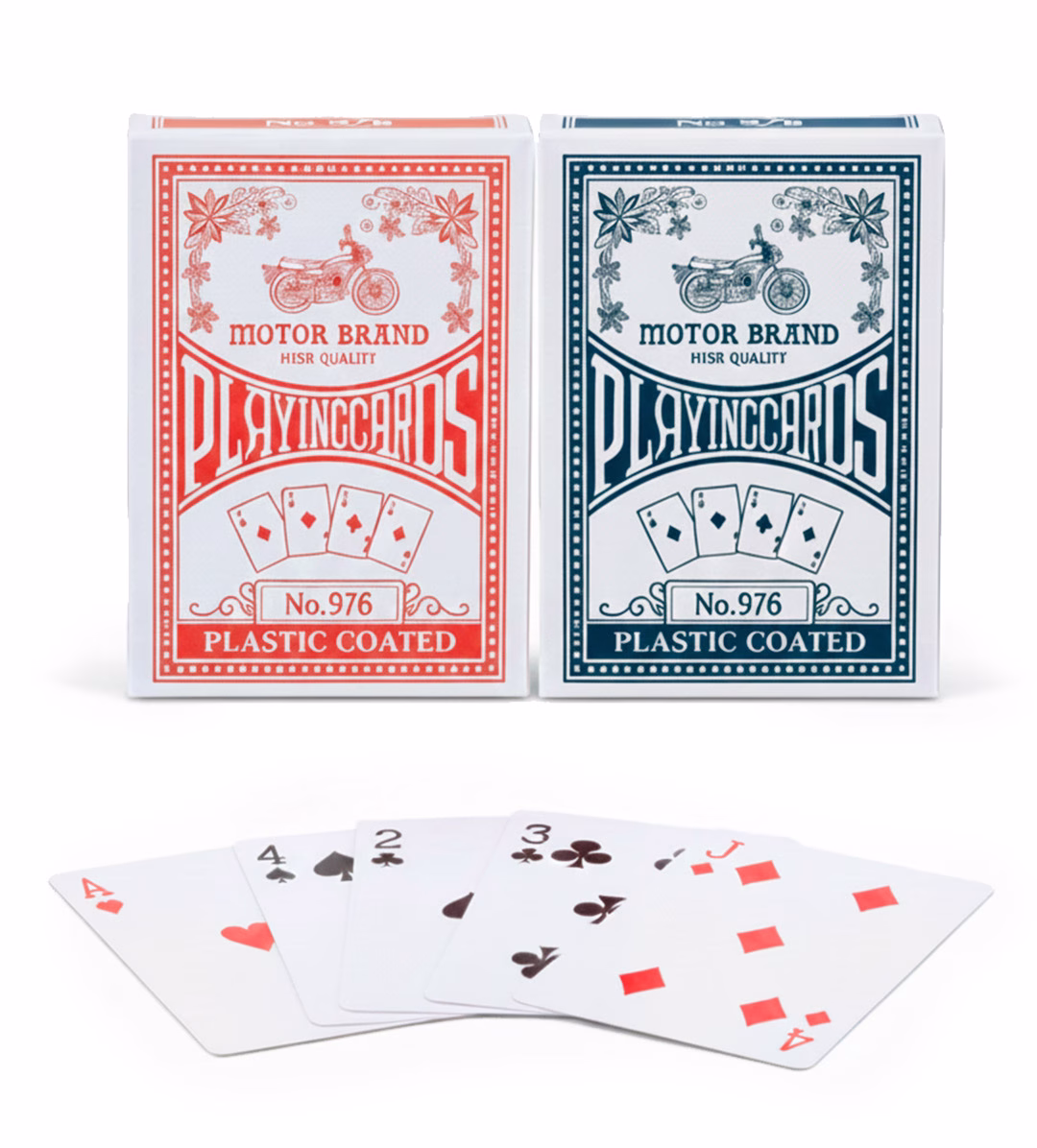 Set-de-Naipes-Clásicos---Cartas-para-Póker,-Carioca-y-Truco---Pack-2-Mazos-(Rojo-y-Azul)