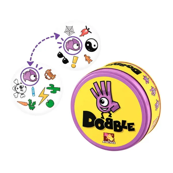 Dobble Clásico Juego de Mesa de Cartas, Velocidad y Reflejos Ideal Regalo (3) Dobble Clásico Juego de Mesa de Cartas, Velocidad y Reflejos Ideal Regalo - Imagen 1