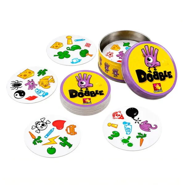 Dobble Clásico Juego de Mesa de Cartas, Velocidad y Reflejos Ideal Regalo - Imagen 7