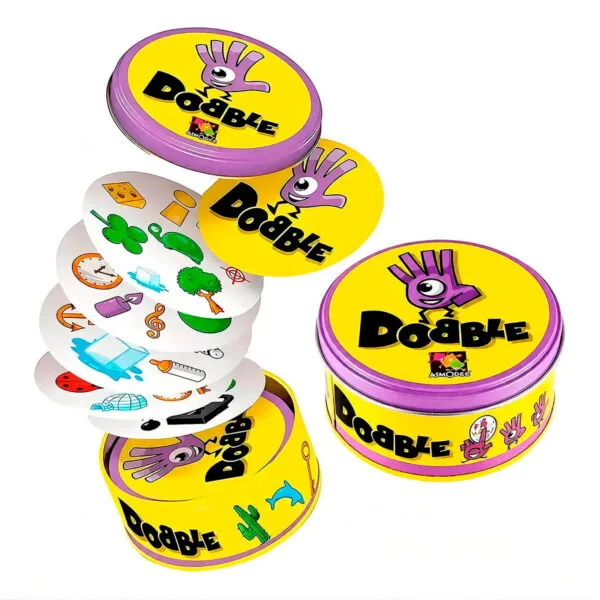 Dobble Clásico Juego de Mesa de Cartas, Velocidad y Reflejos Ideal Regalo - Imagen 5