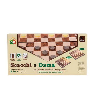 Juego-de-Ajedrez-y-Damas-Magnético-2-en-1