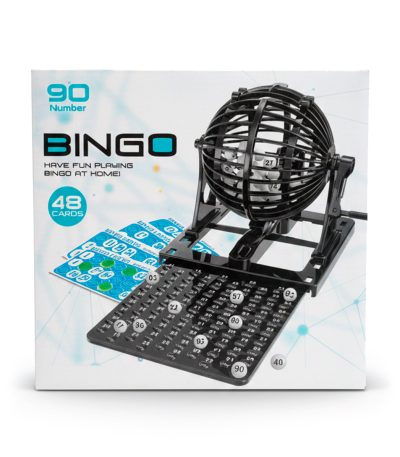 Juego-de-Bingo-Clásico-Familiar---Tómbola-Giratoria-con-90-Bolas-y-48-Cartones1