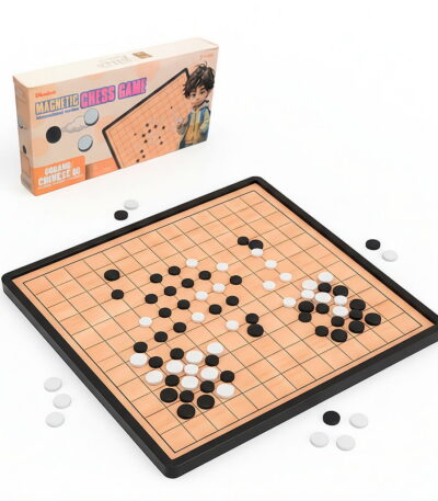 Juego-de-Mesa-Magnético-2-en-1-Gobang-y-Go-Chino-tablero-0