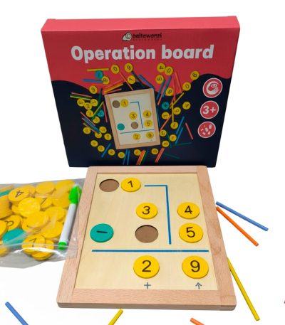 Pizarra-de-operación-(suma-y-resta-con-reserva)