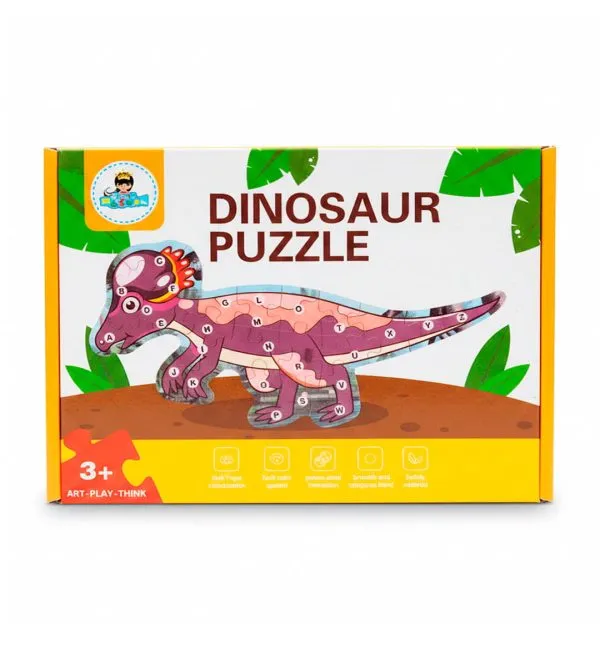 Puzzle-Dinosaurio-Abecedario---Pachycephalosaurus