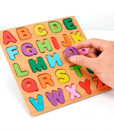 Puzzle-de-Madera-Didáctico-del-Abecedario-Encaje-de-Letras-en-3D