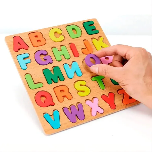 Puzzle-de-Madera-Didáctico-del-Abecedario-Encaje-de-Letras-en-3D