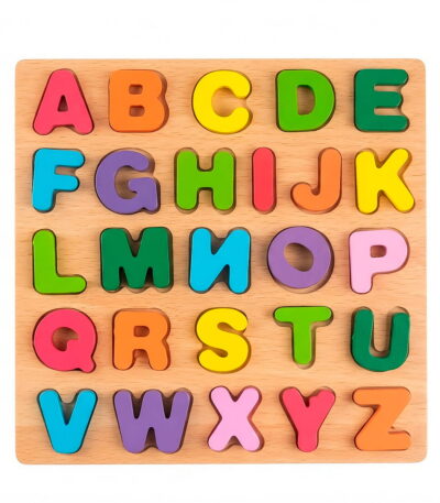 Puzzle-de-Madera-Didáctico-del-Abecedario-Encaje-de-Letras-en-3D