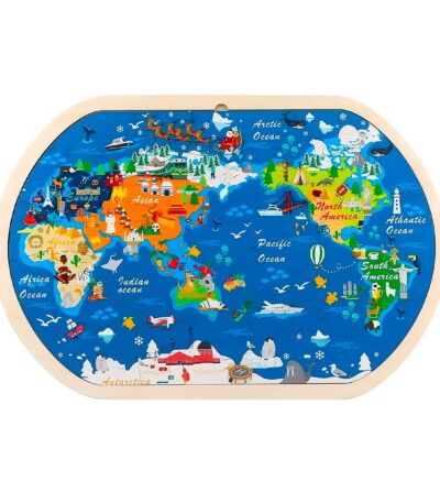 Puzzle-de-Madera-Educativo---Mapa-del-Mundo-Mapamundi-Geográfico