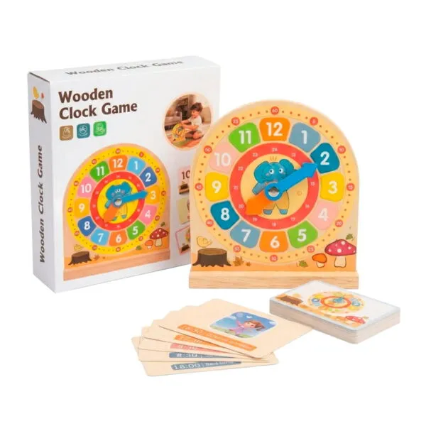 Reloj-Didáctico-de-Madera-para-Niños-Juego-Educativo-para-Aprender-la-Hora-i4 Reloj-Didactico-de-Madera-para-Ninos-Juego-Educativo-para-Aprender-la-Hora