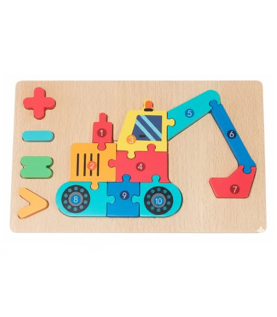 Retroexcavadora-Numérica-Rompecabezas