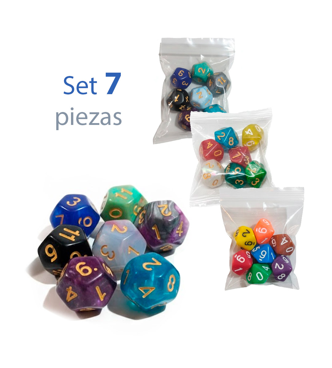 Set-de-7-Dados-Poliédricos-Multicolor