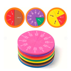 Set-de-Círculos-Fraccionarios--9-piezas