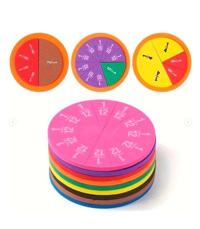 Set-de-Círculos-Fraccionarios--9-piezas