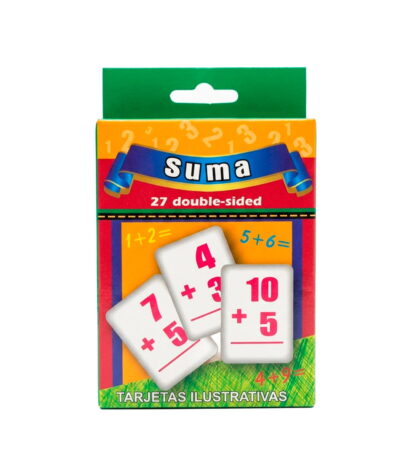 Set de Tarjetas de Suma Reutilizables con Plumón Borrable