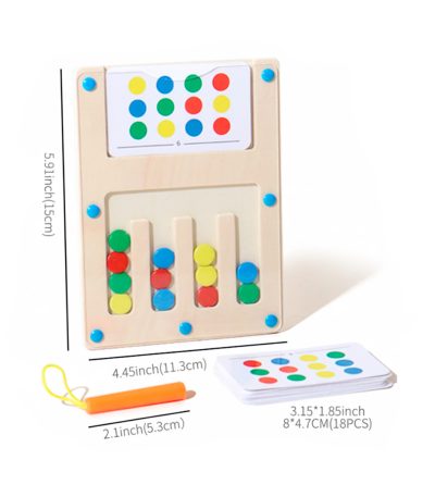 Tablero-Magnético-de-Madera-Desafío-de-Lógica-y-Color